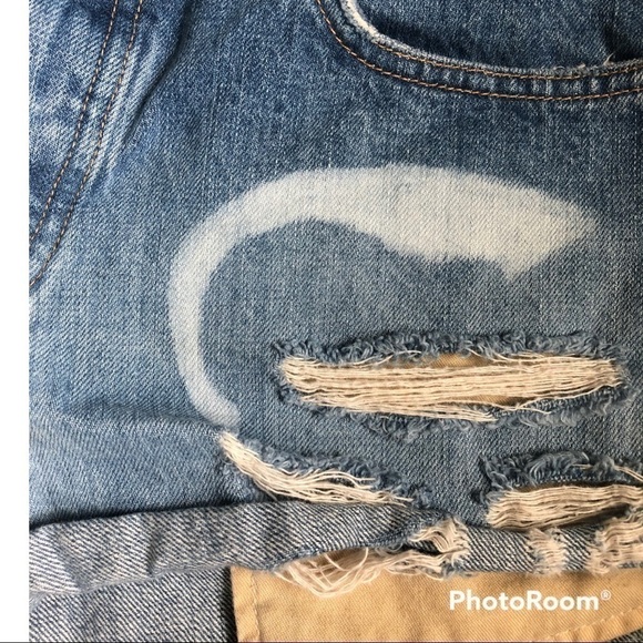 Rag & Bone Modele buttonfly shorts in Ombré size 28 - Picture 3 of 5